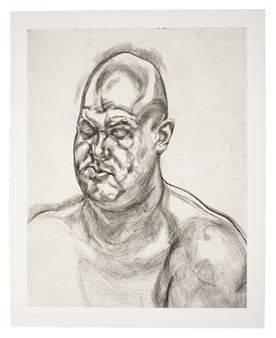Large Head - Lucian Freud