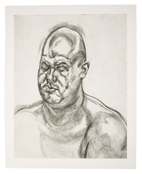 Large Head - Lucian Freud