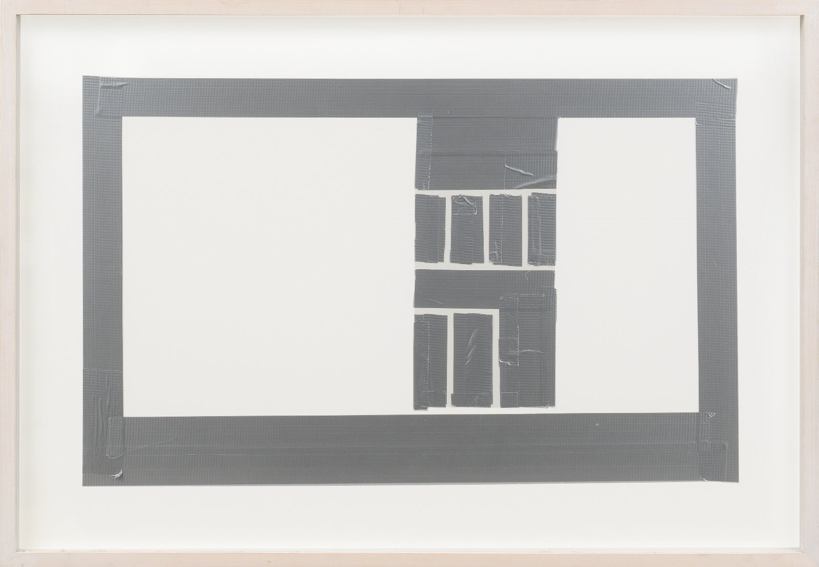 Artwork by Marco Neri, Gardens - Holland, Made of duct tape (adhesive tape) on paper