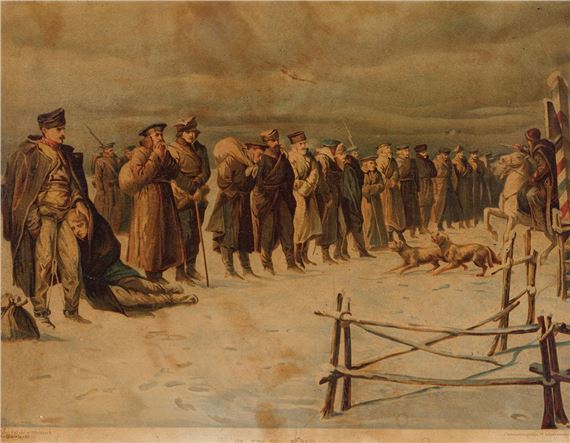 POCHÓD NA SYBIR - Artur Grottger