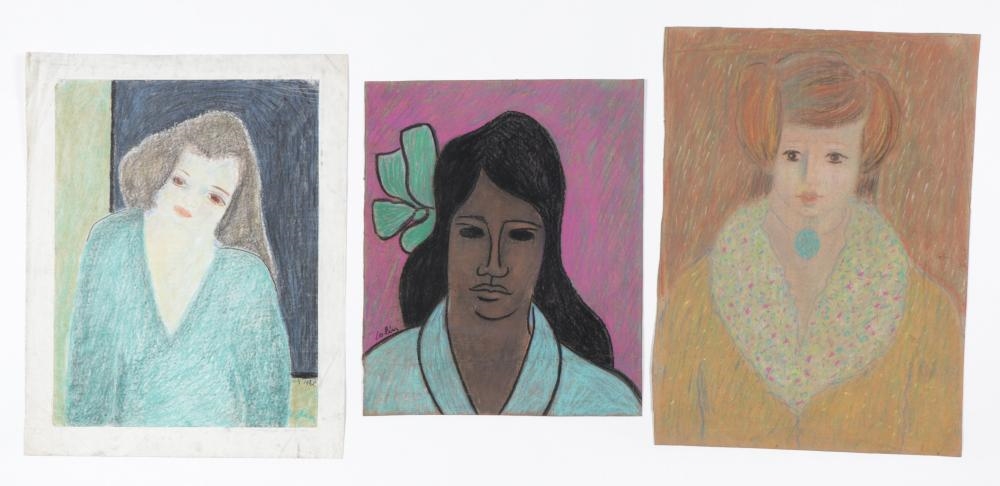 George Colin | Three (3) Pastels (1982) | MutualArt