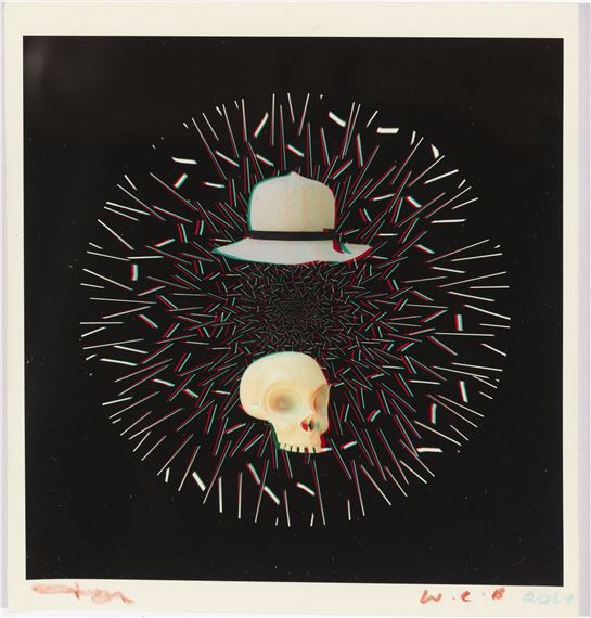 Hat, skull & 3D Glasses - Wayne Barker