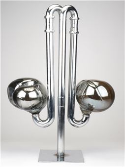 Blown Glass and Metal Sculpture - Boris Dudchenko