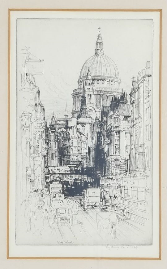 Sydney R. Jones | London view looking towards St Paul's | MutualArt