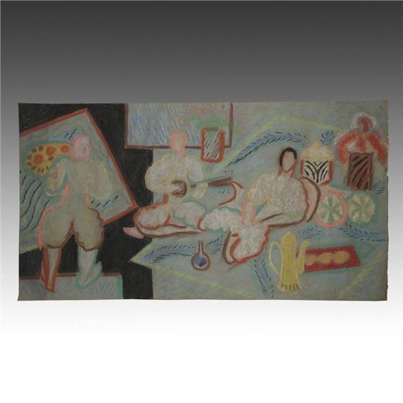George Colin | Pastel Painting, 1980s (1980s) | MutualArt