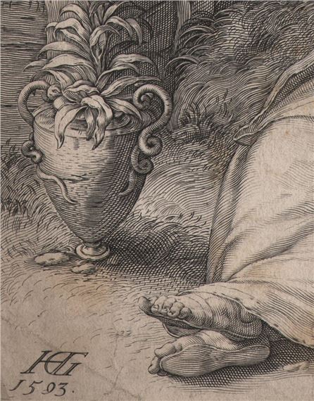 Holy Family by Hendrick Goltzius, 1593