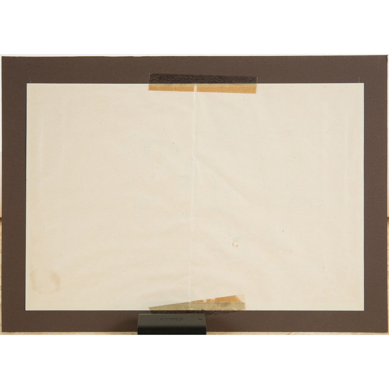 Artwork by Lucio Fontana, Studi per cavalli, Made of Ink On Paper