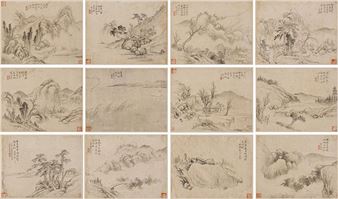 An Album of Twelve Landscapes after Ancient Masters ¹ɽˮҳʮ - Huang Yi