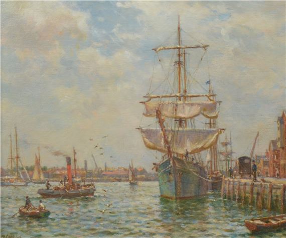 Poole Harbour by Bernard Finegan Gribble