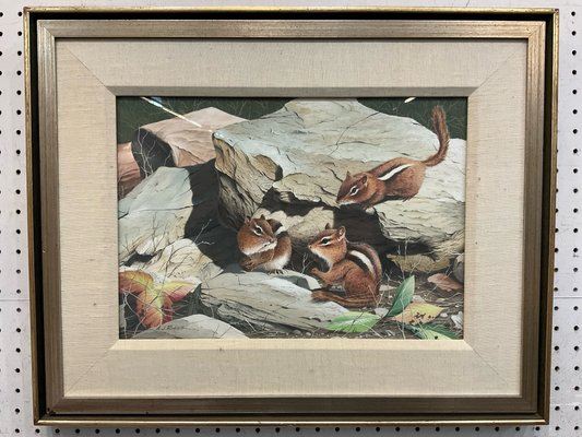 Anthony J. Rudisill | Chipmunk Painting | MutualArt
