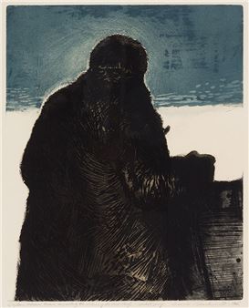 Captain Abraham Kean Awaiting the Return of the Lost Party - David Blackwood