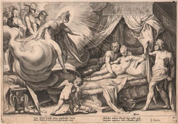 Mars and venus exposed by Hendrick Goltzius, C.1590