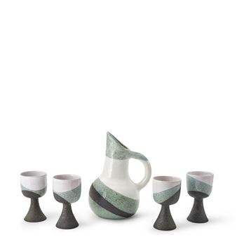 GILBERT VALENTIN (1928-2000) & LES ARCHANGES DRINKS SET - Gilbert Valentin