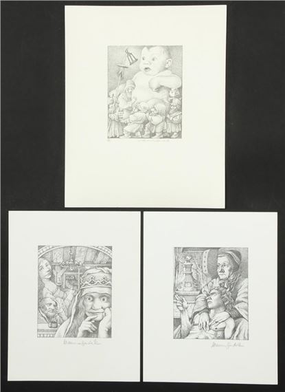 3 Lim. Ed Signed Prints from Grimm's Fairy Tales by Maurice Sendak, 1983