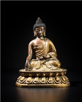 Figure of Shakyamuni Buddha - Mongolian School, 18th Century