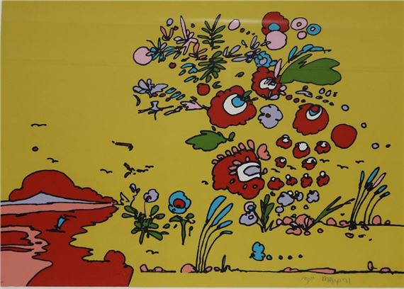 Peter Max | Hidden Profile (1971) | MutualArt