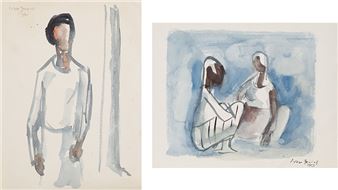 Two Watercolours - Ivan Peries