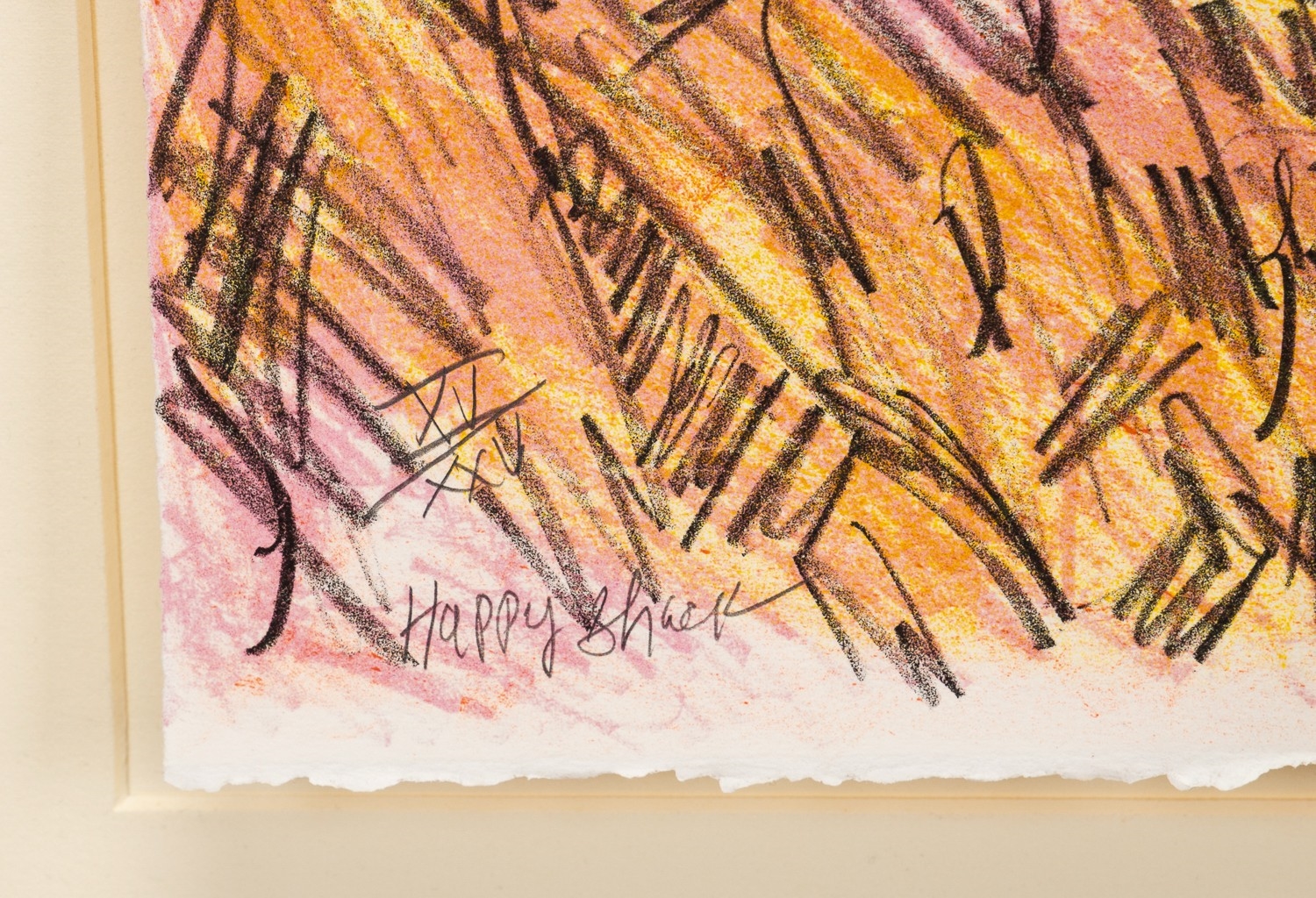 Artwork by Beverly Buchanan, Happy Shack, Made of Five Color Lithograph On Arches Cover Stock