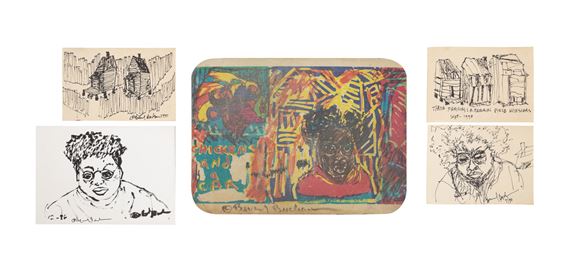 FOUR SKETCHES, MOUSEPAD - Beverly Buchanan