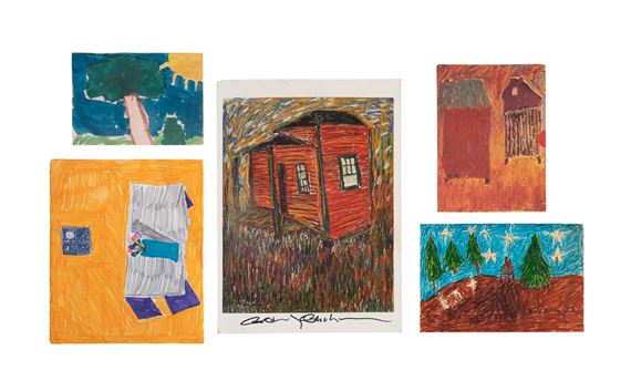 Beverly Buchanan, Exhibition Invites and Sketches - Beverly Buchanan