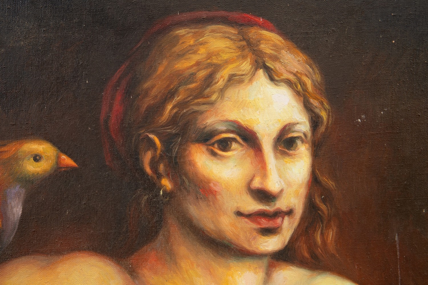 Artwork by Guy Robinson, Three Clowns in a Crap Game, Made of oil on canvas