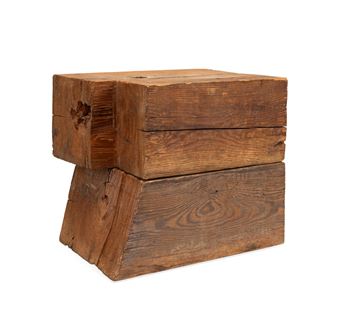 Untitled - Minimalist Diptych Sculpture - Richard Nonas