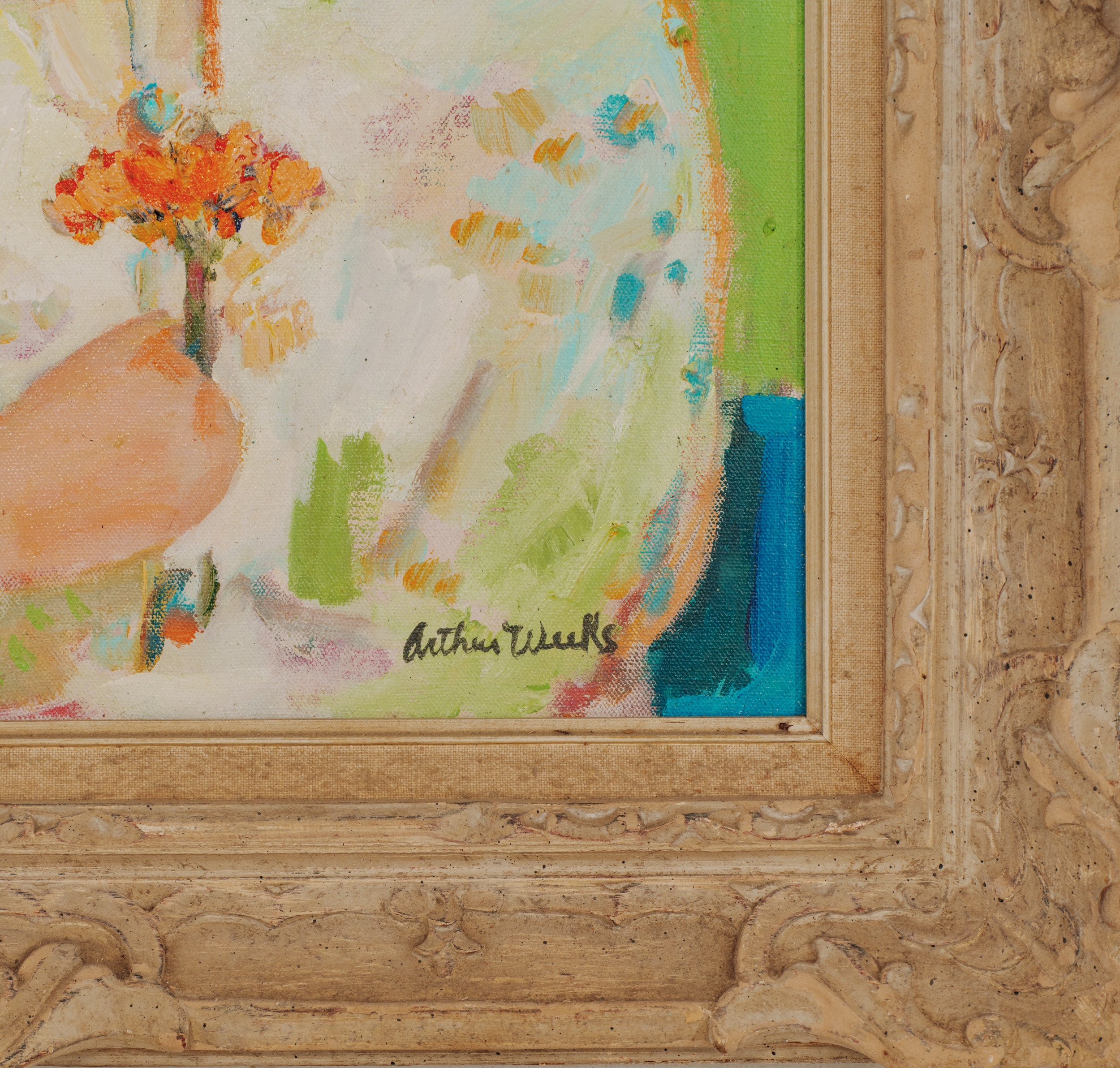 Arthur Weeks | Girl with Flowers | MutualArt