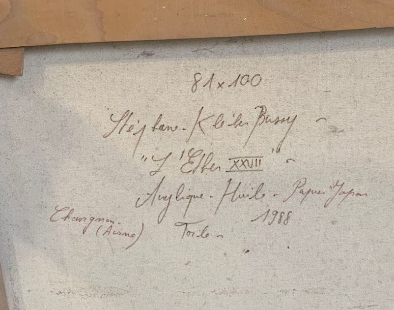 Artwork by Stéphane Kleber Bussy, Reunion of three works, Made of Mixed Media, Encaustic