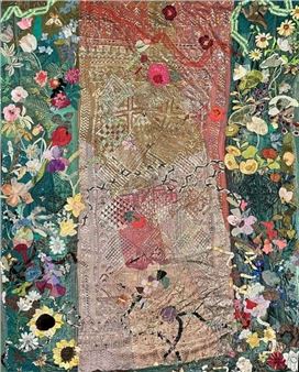 Composition with flowers and butterflies - Jacqueline Heaney-hauser