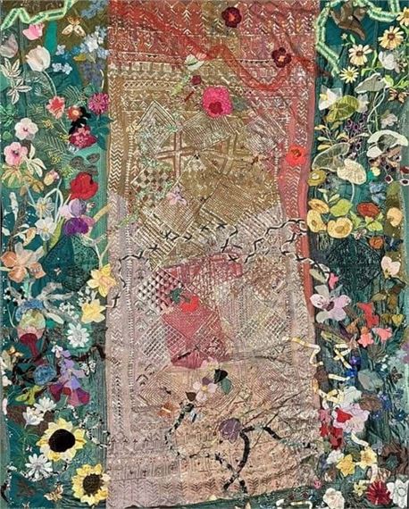 Composition with flowers and butterflies - Jacqueline Heaney-hauser