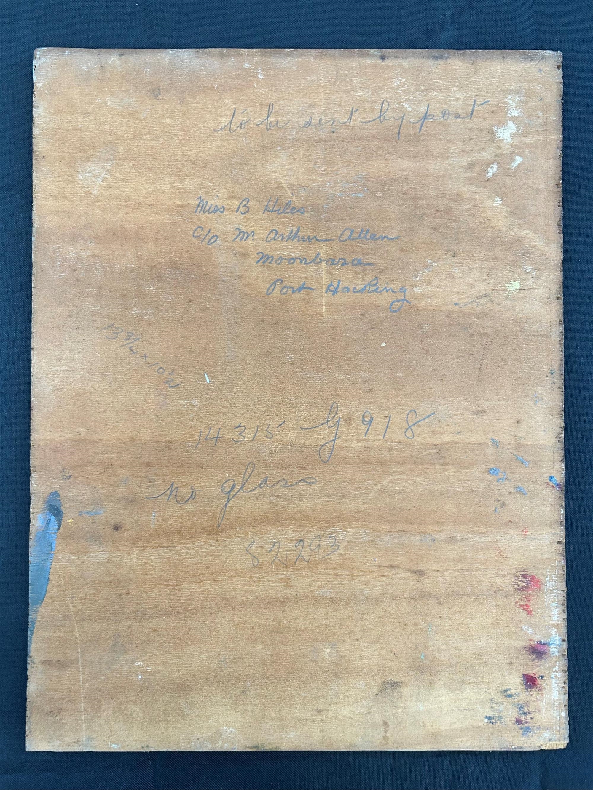 Artwork by Elioth Gruner, Tall Gums by the River, Made of Oil On Ply