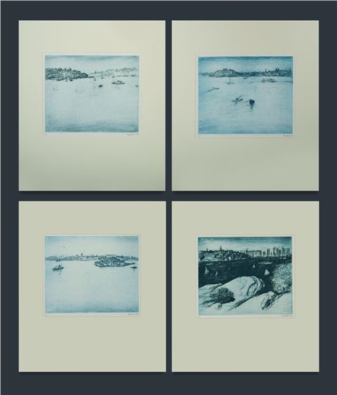 Lloyd Rees | Iron Cove, Sydney Harbour (1978) | MutualArt