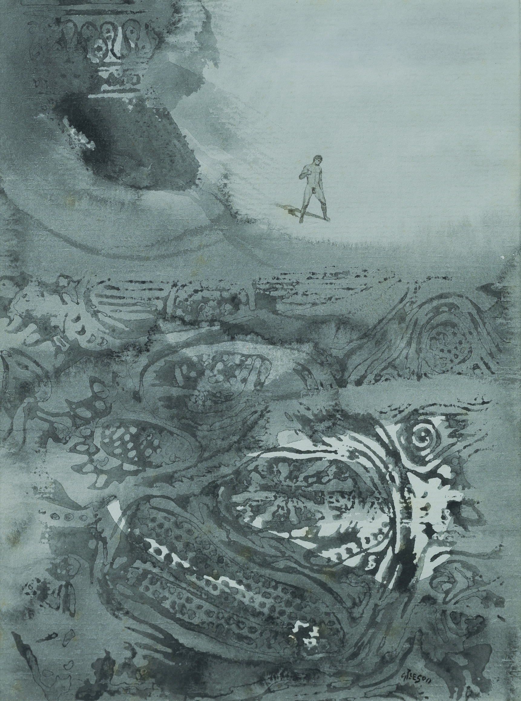 James Gleeson | Figure in Psychoscape | MutualArt