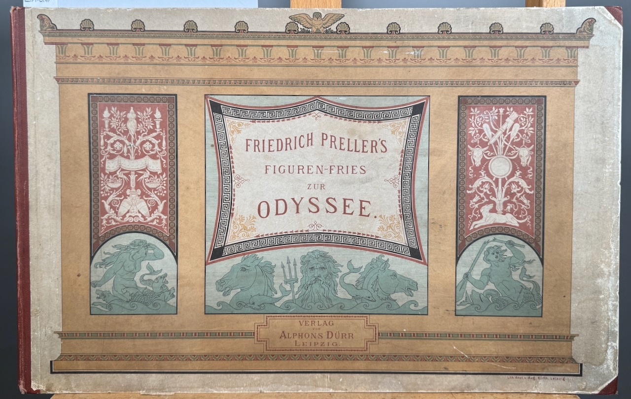 Artwork by Friedrich Preller the Elder, FIGUREN-FRIES ZUR ODYSSEE, Made of twenty-four colored lithographic plates