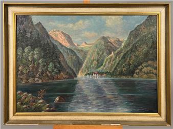 VIEW OF THE PILGRIMAGE CHURCH OF ST. BARTHOLOMÄ AM KÖNIGSSEE - Anna Stobitzer