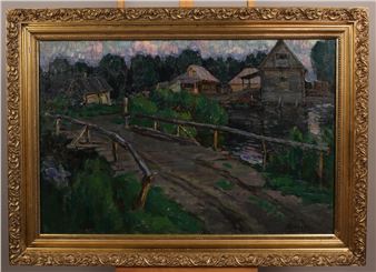 AT THE WATERMILL - Nikolai Alexandrovich Sergeev