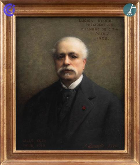 Julien Duvocelle | Portrait du Président Lucien Derode | MutualArt