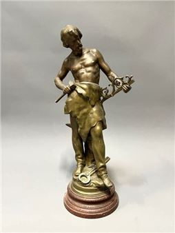 The blacksmith - Auguste Moreau