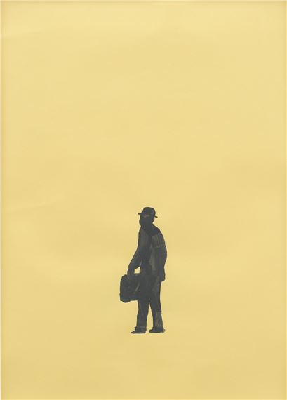 Crossed passerby (with bowler hat) by Marco Neri, 2011