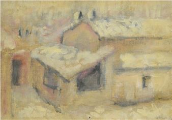 Houses Under the Snow - Cristoforo De Amicis