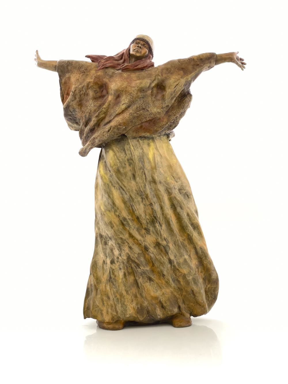 Artwork by J. R. Eason, To Know Joy, Made of Bronze