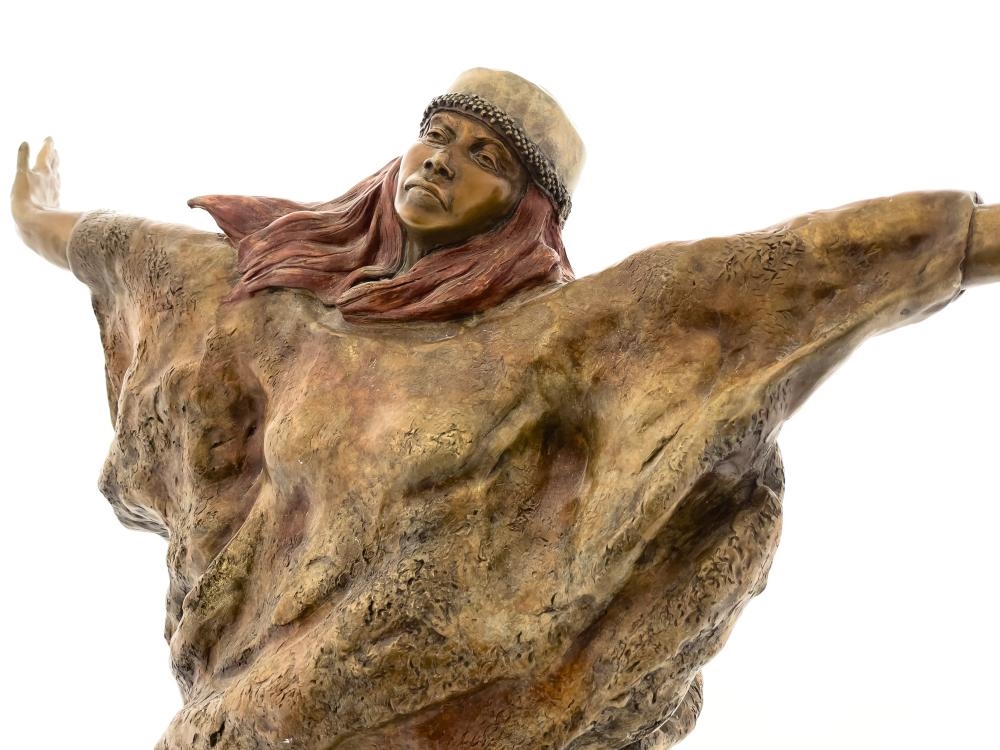 Artwork by J. R. Eason, To Know Joy, Made of Bronze