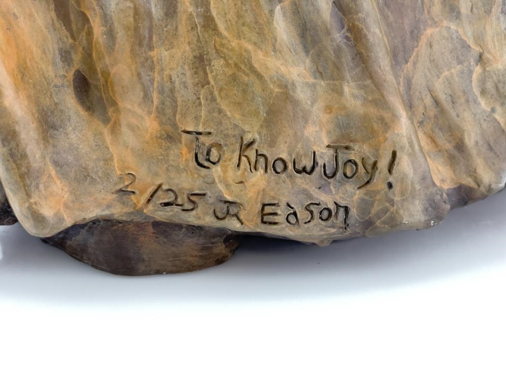Artwork by J. R. Eason, To Know Joy, Made of Bronze