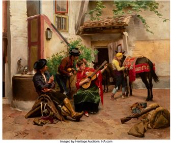 Halt at the inn - Jules Worms