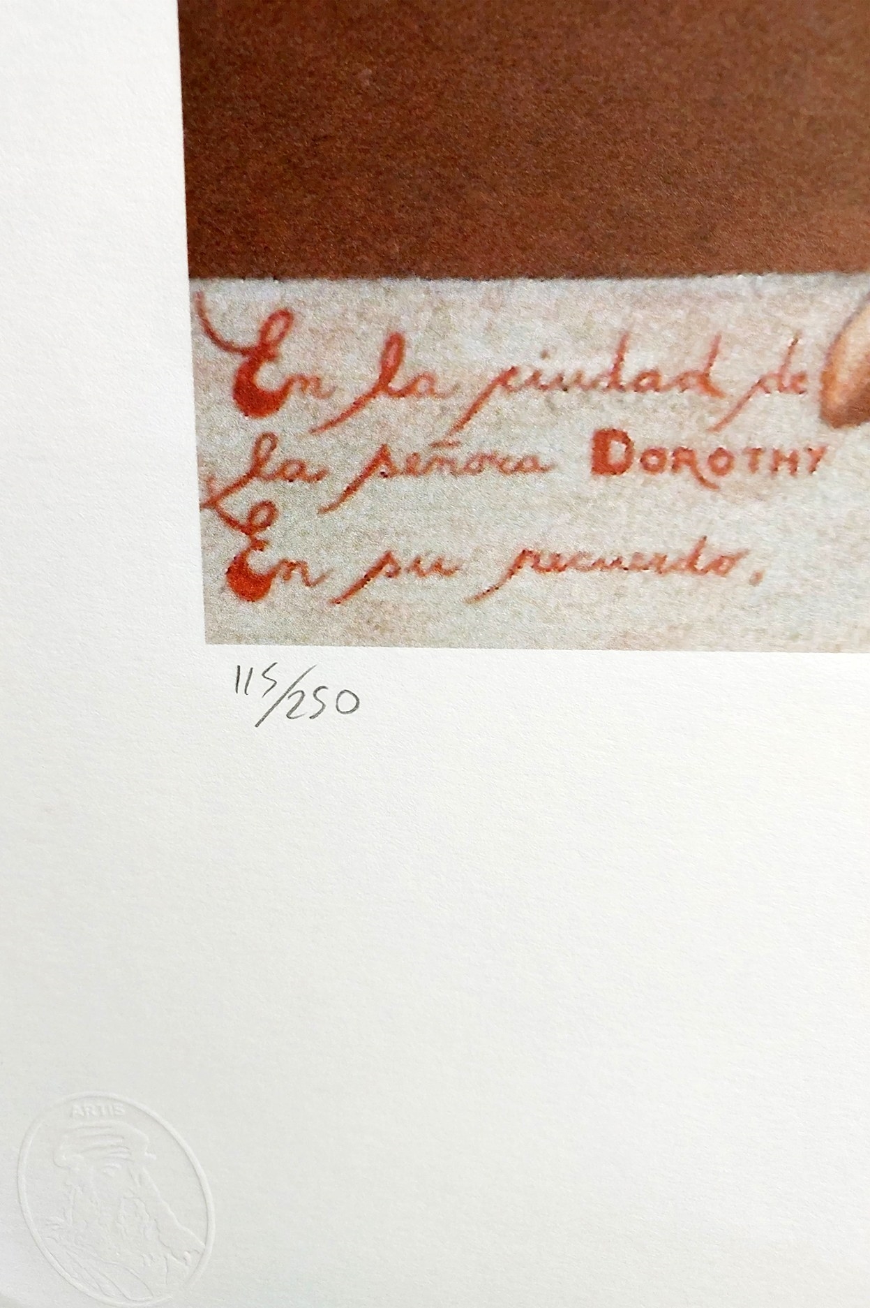 Artwork by Frida Kahlo, Suicide of Dorothy Hale, Made of Color Lithograph, Paper