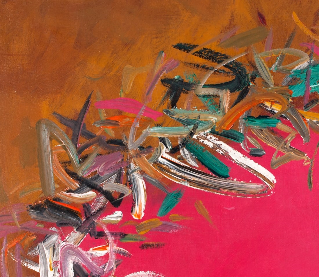 Artwork by Ismail Gulgée, Untitled, Made of Oil On Canvas