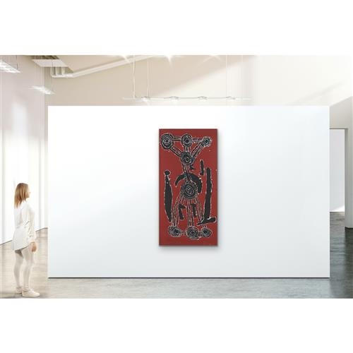 Artwork by Cliff Reid, Tuurnparra, Made of Synthetic Polymer Paint And Natural Earth Pigments On Linen