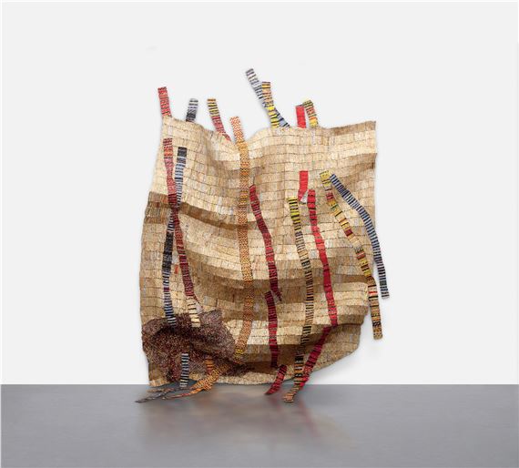 Hesitant Rivers by El Anatsui, Executed in 2012