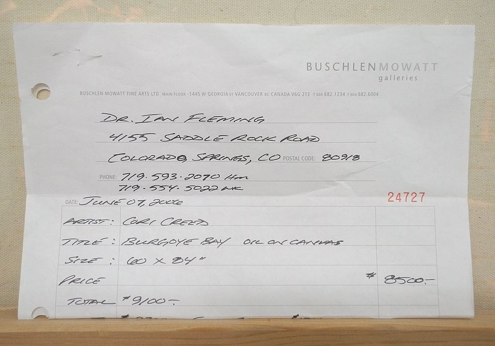 Artwork by Cori Creed, Burgoyne Bay, Made of Oil On Canvas