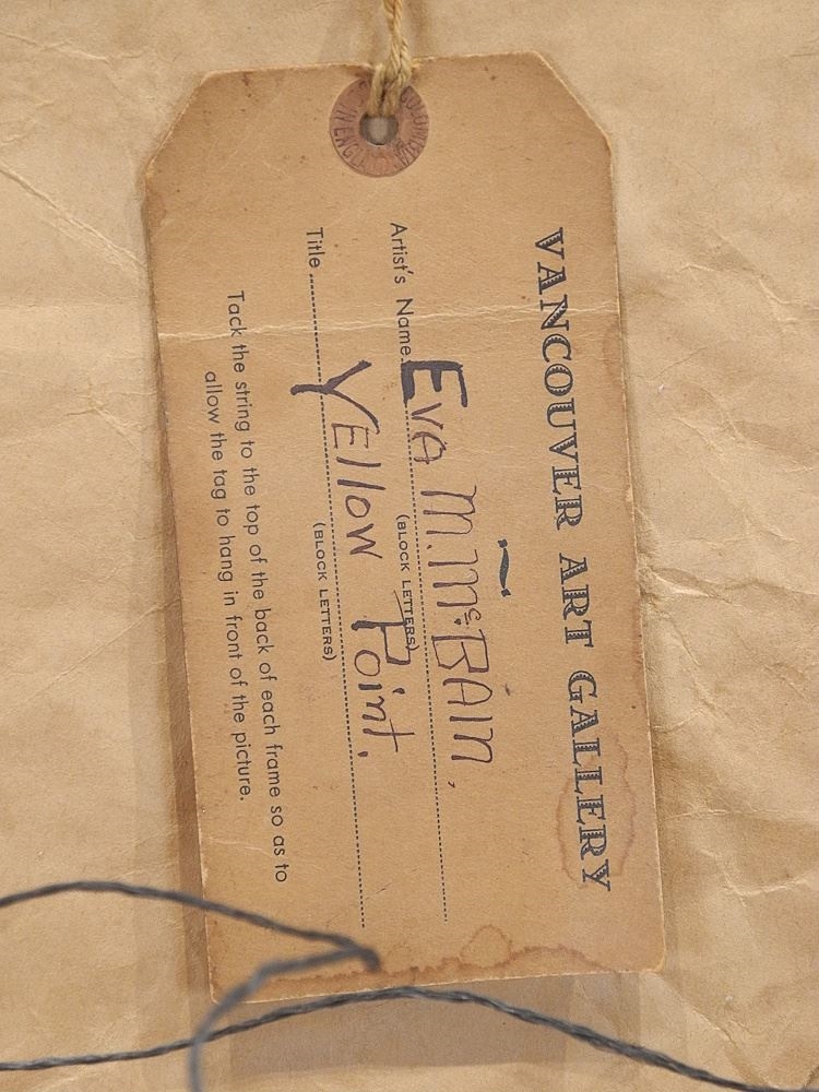 Artwork by Eva McBain, Yellow Point, Made of Oil On Canvas